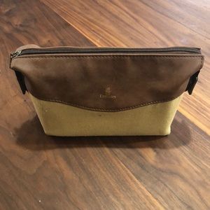 Emirates Airlines Leather and Canvas Amenity Kit